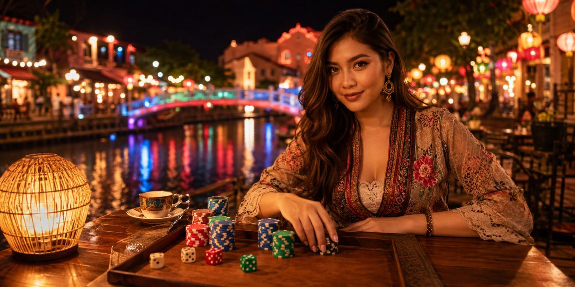 Pemain di Melaka menikmati permainan dadu dan slot kasino dalam persekitaran santai hujung minggu
